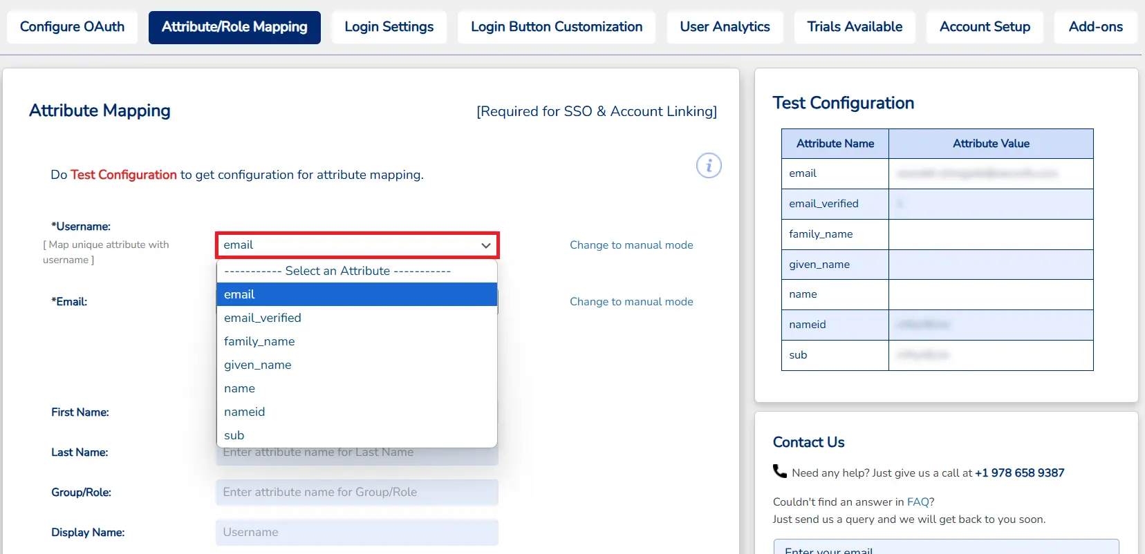 WordPress Outseta SSO - WordPress Attribute Mapping