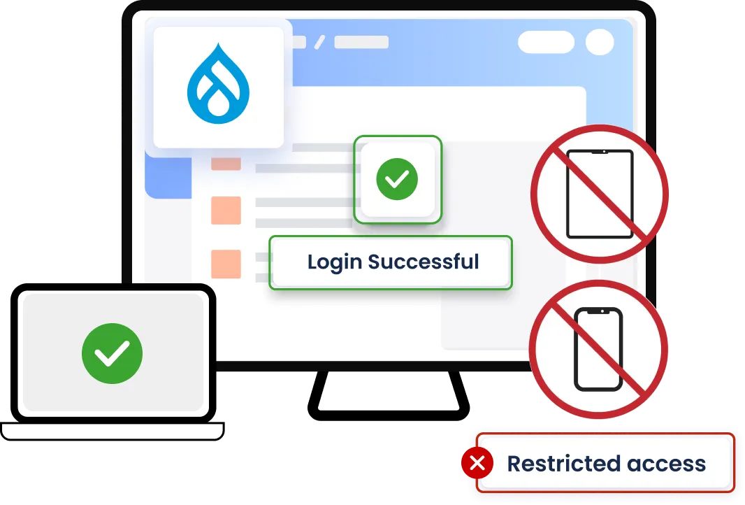 Drupal Page Restriction - Device-based Restriction