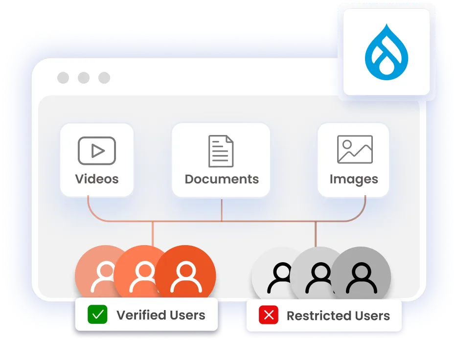 Drupal Page Restriction - Media Restriction