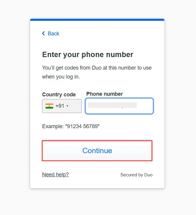 DotNetNuke Two Factor Authentication (2FA) using Duo Push Notification - Add phone number on Duo Security
