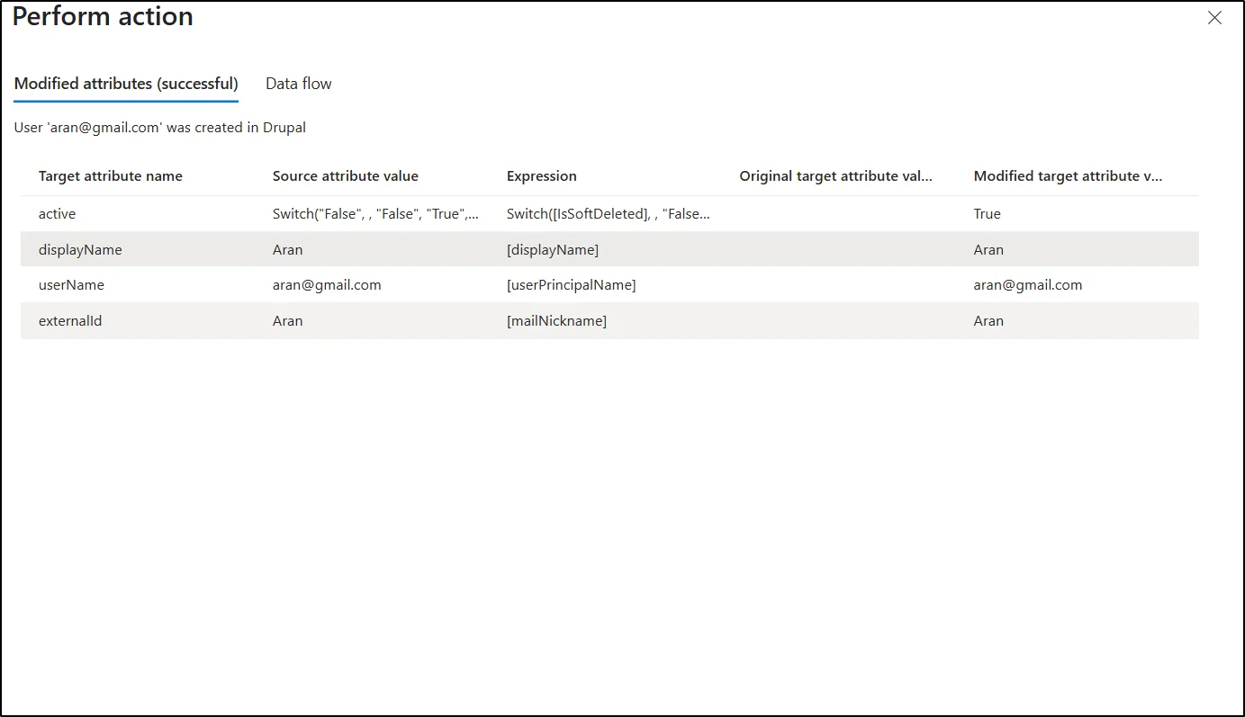 Azure-AD-user-provisioned