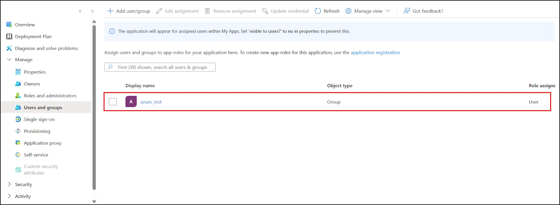 Microsoft-Entra-ID-group-assigned-successfully
