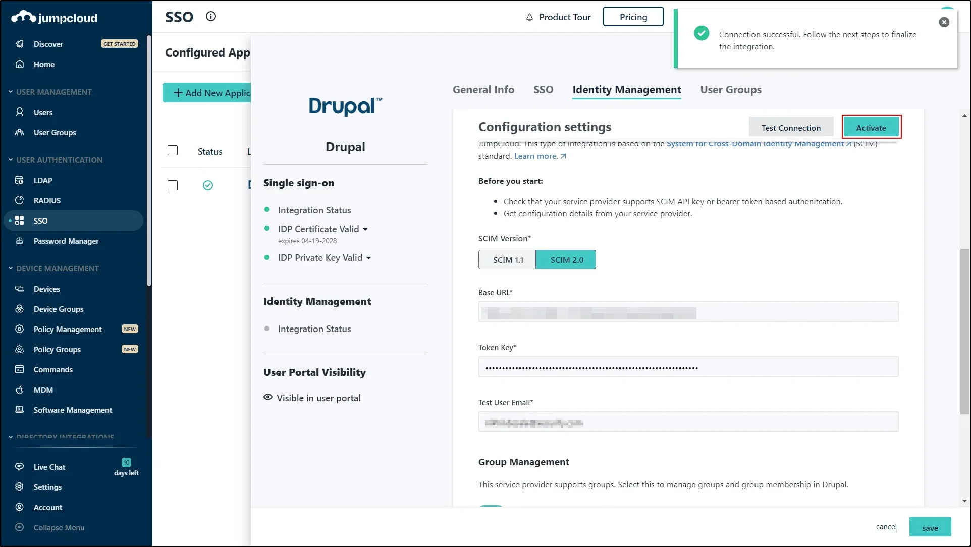 JumpCloud-SCIM-Client-Click-Activate