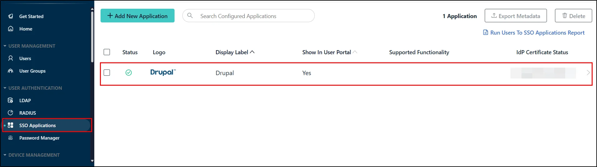 JumpCloud-SCIM-Client-Select-Application