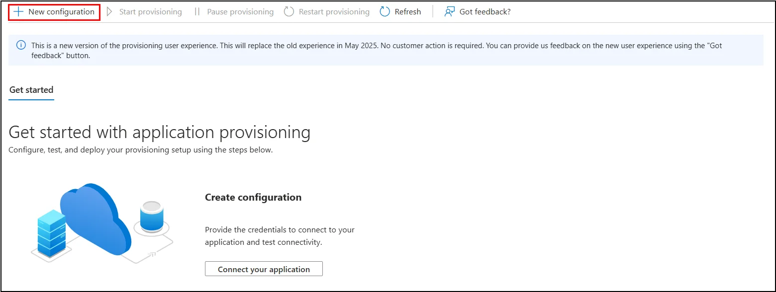 Microsoft-Entra-ID-click-new-configuration
