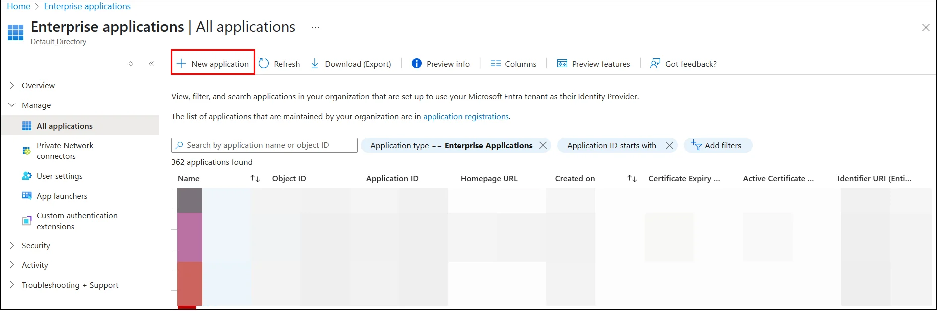 Microsoft-Entra-id-Click-Add_application