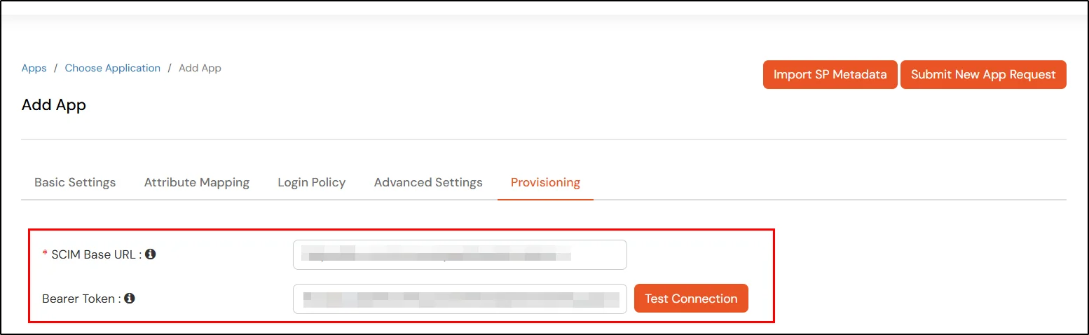 Drupal miniOrange IDP SCIM User Provisioning - Enter SCIM Base URL & Bearer Token
