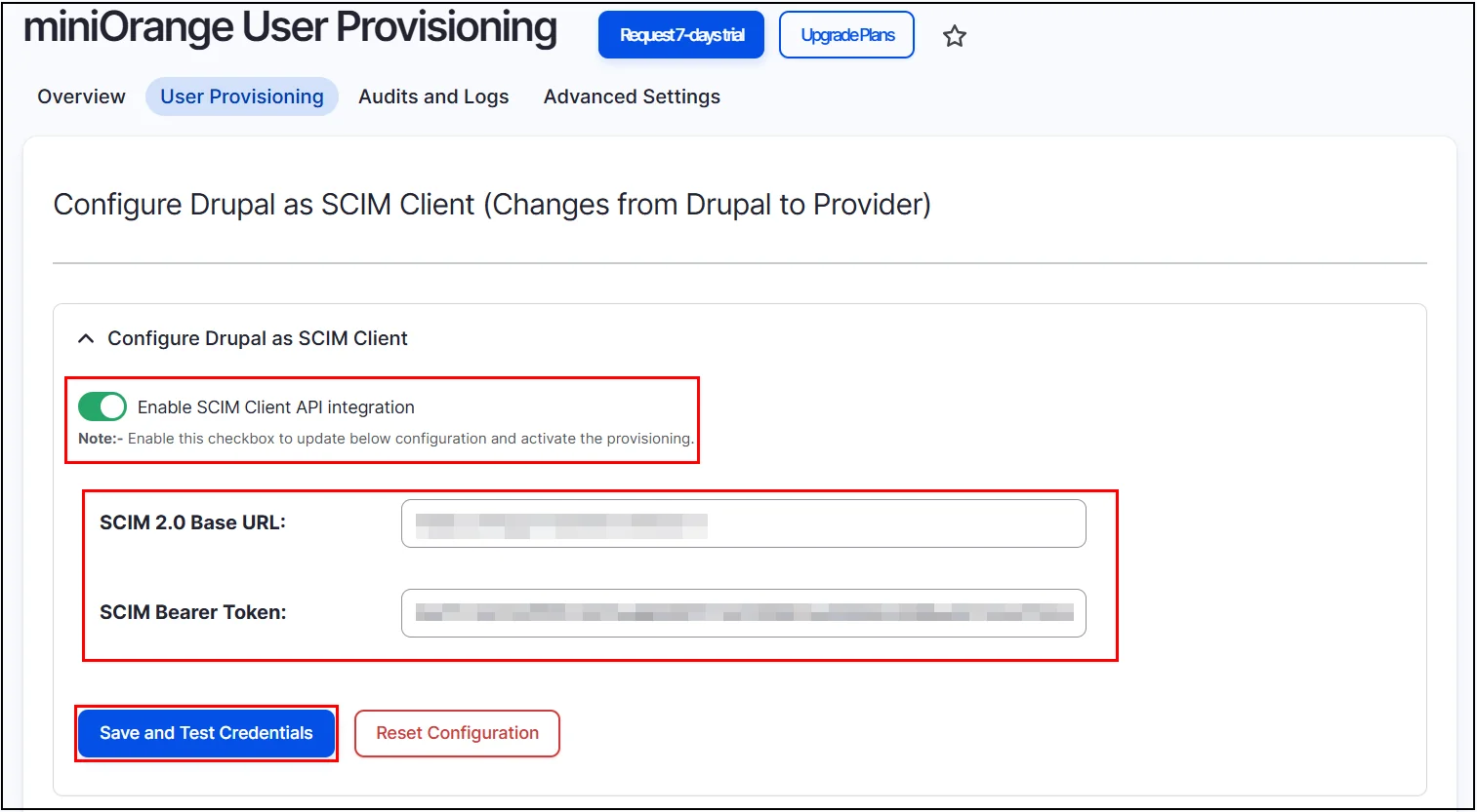 Drupal-SCIM-Server-Enable-API-Integration-toggle button