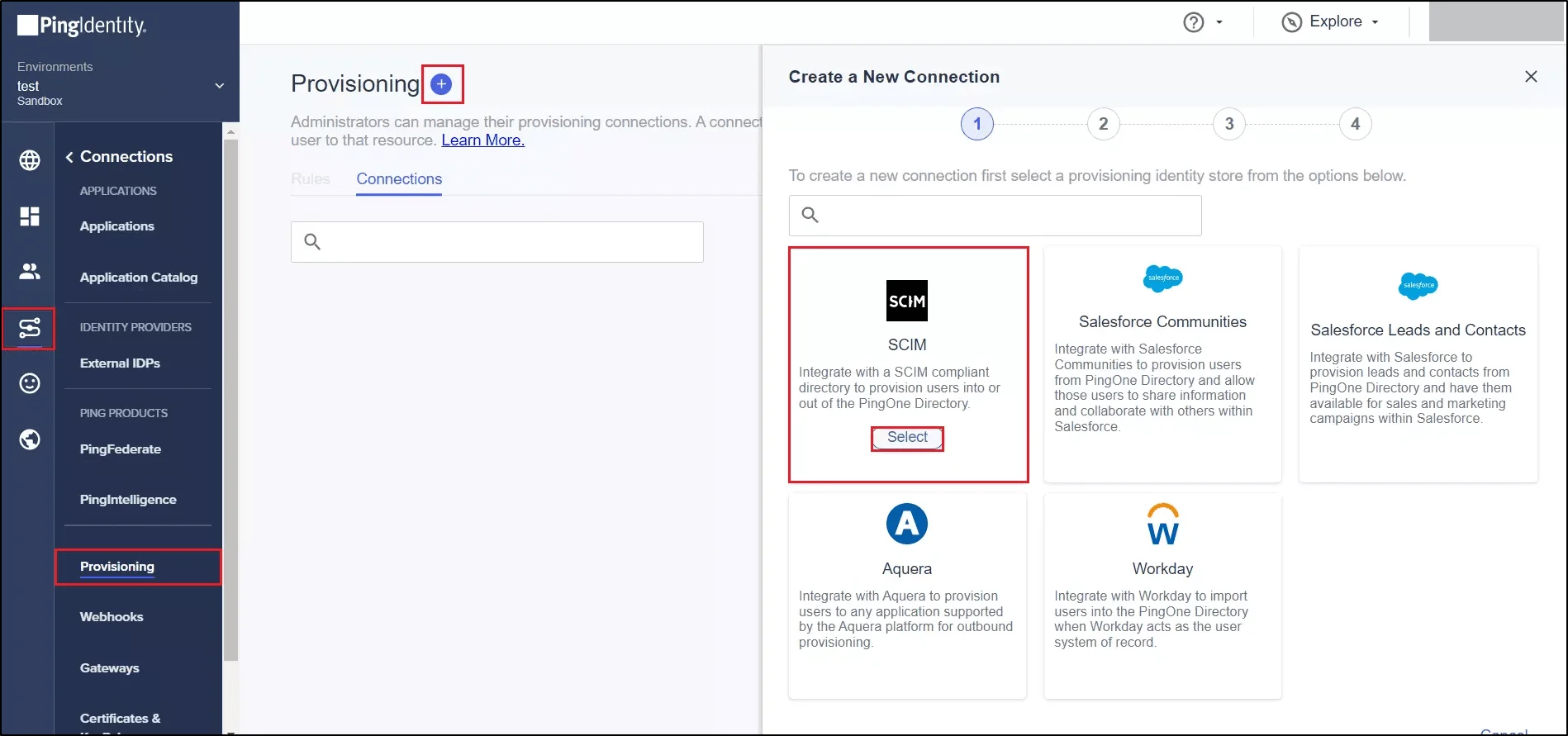 Scim User Provisioning - SCIM Configuration tab