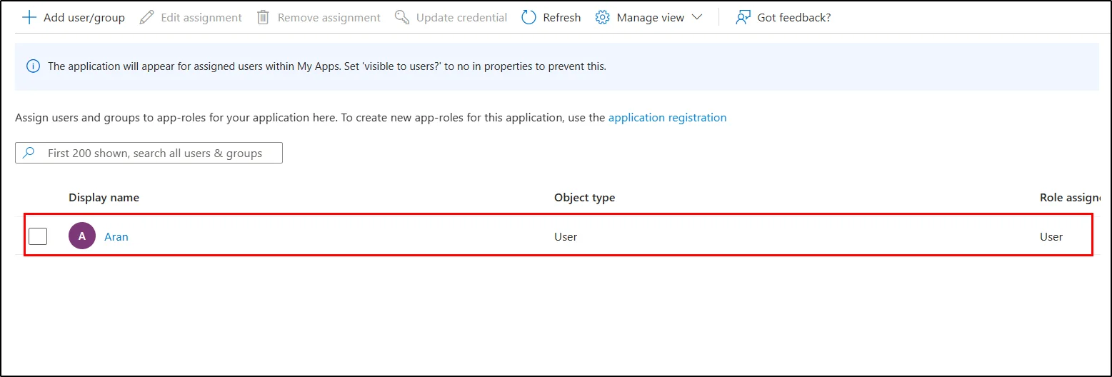 Microsoft-Entra-ID-user-successfully-assigned