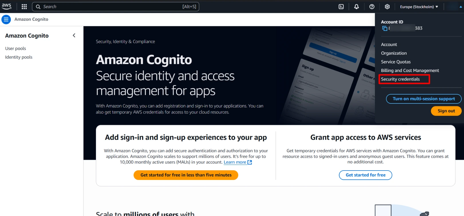 Joomla AWS User Sync