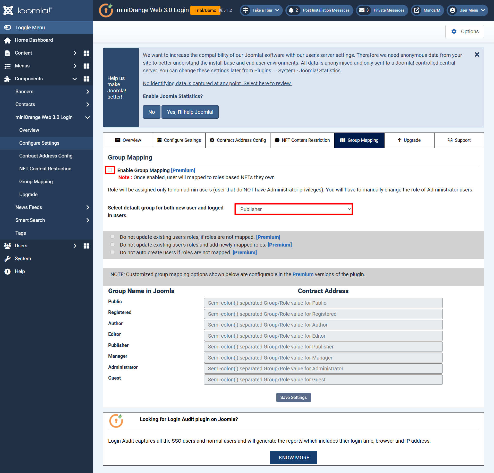 Upload IdP
    Metadata