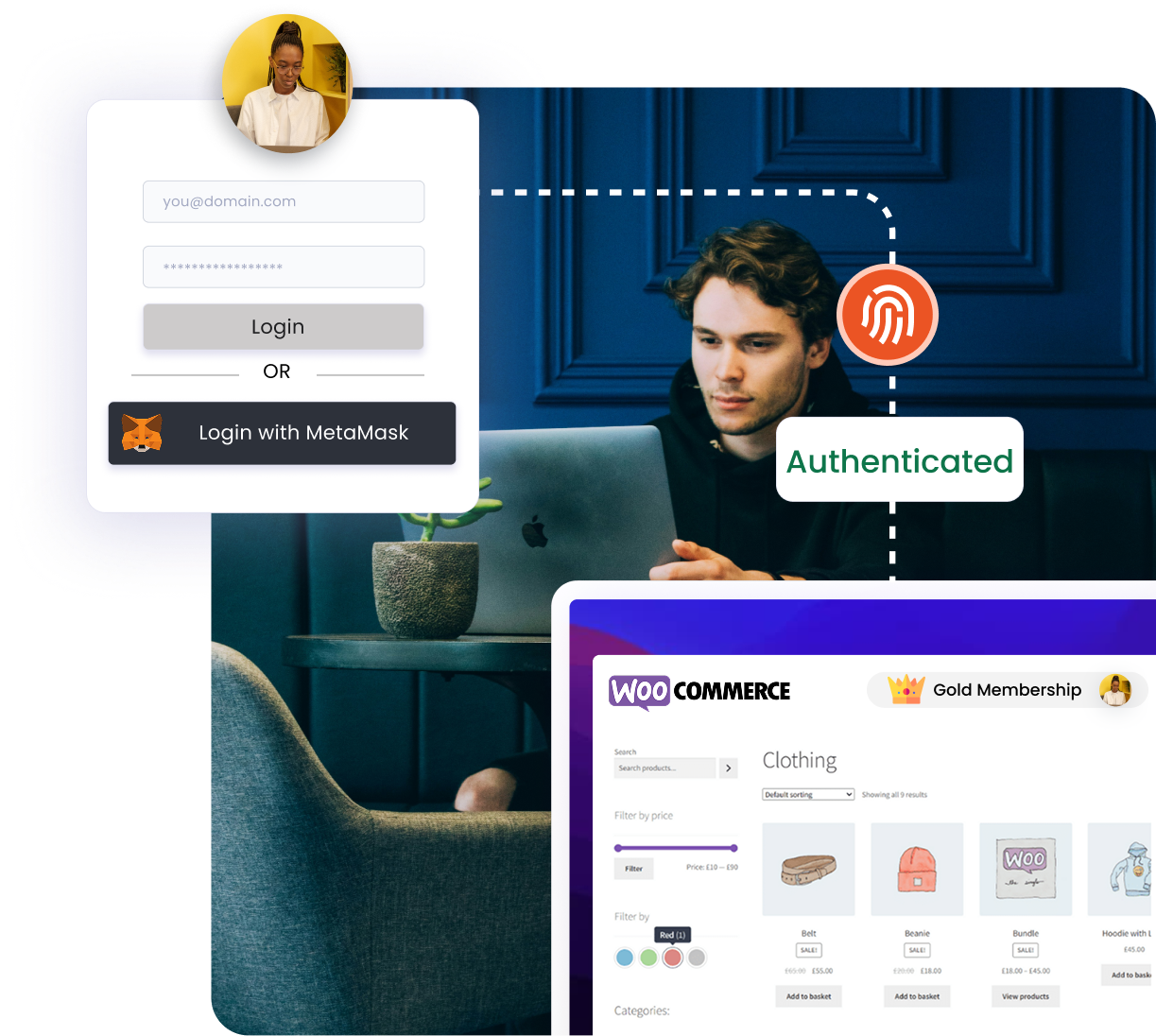Meatamask login-WooCommerce & Membership Sites
                