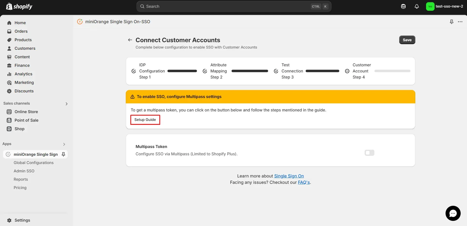 Shopify ADFS SSO Login - Get multipass token
