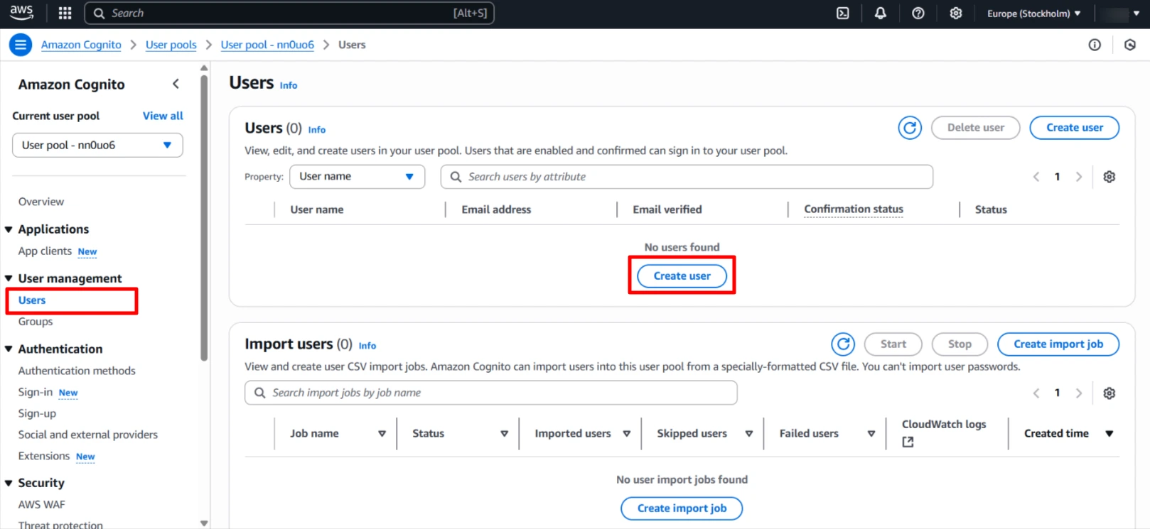 Joomla AWS User Sync