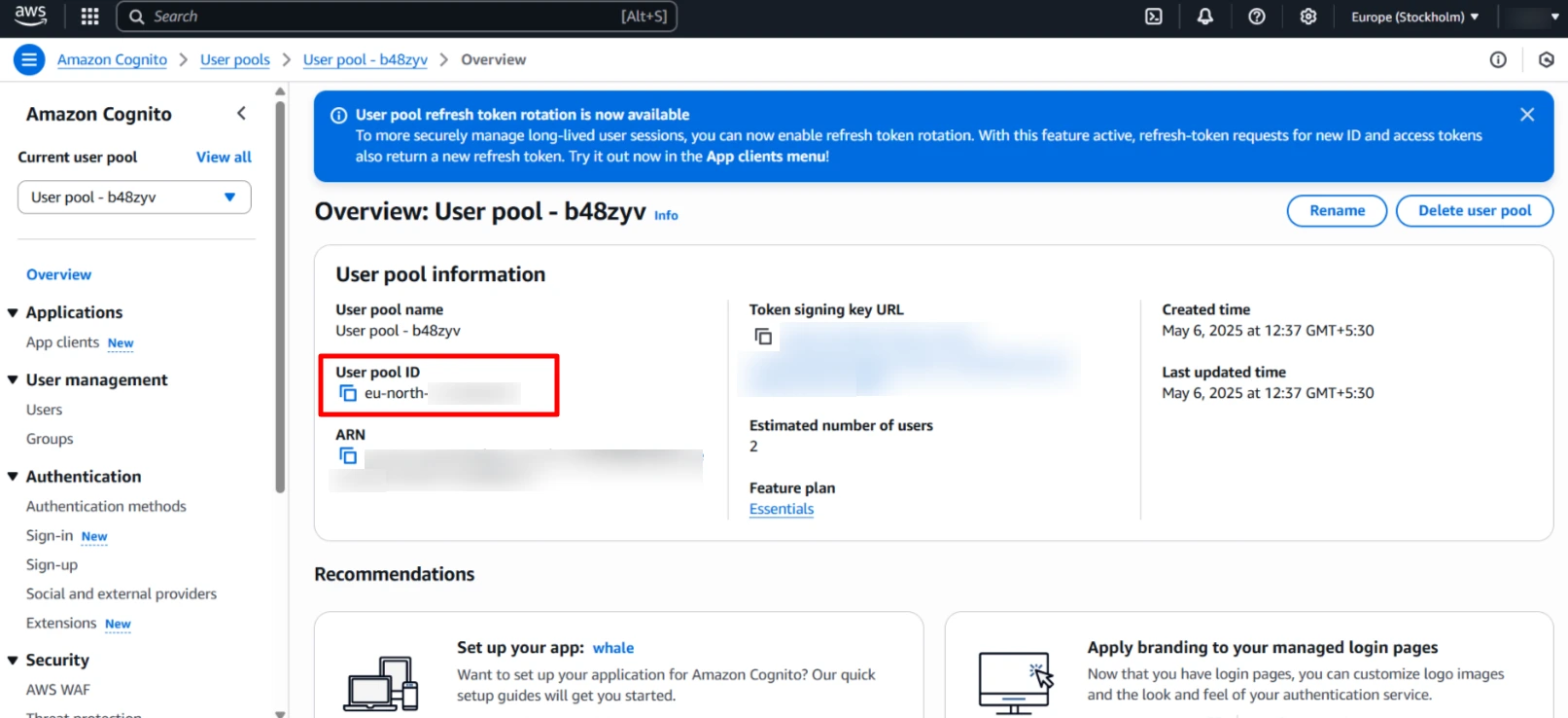 Joomla AWS User Sync