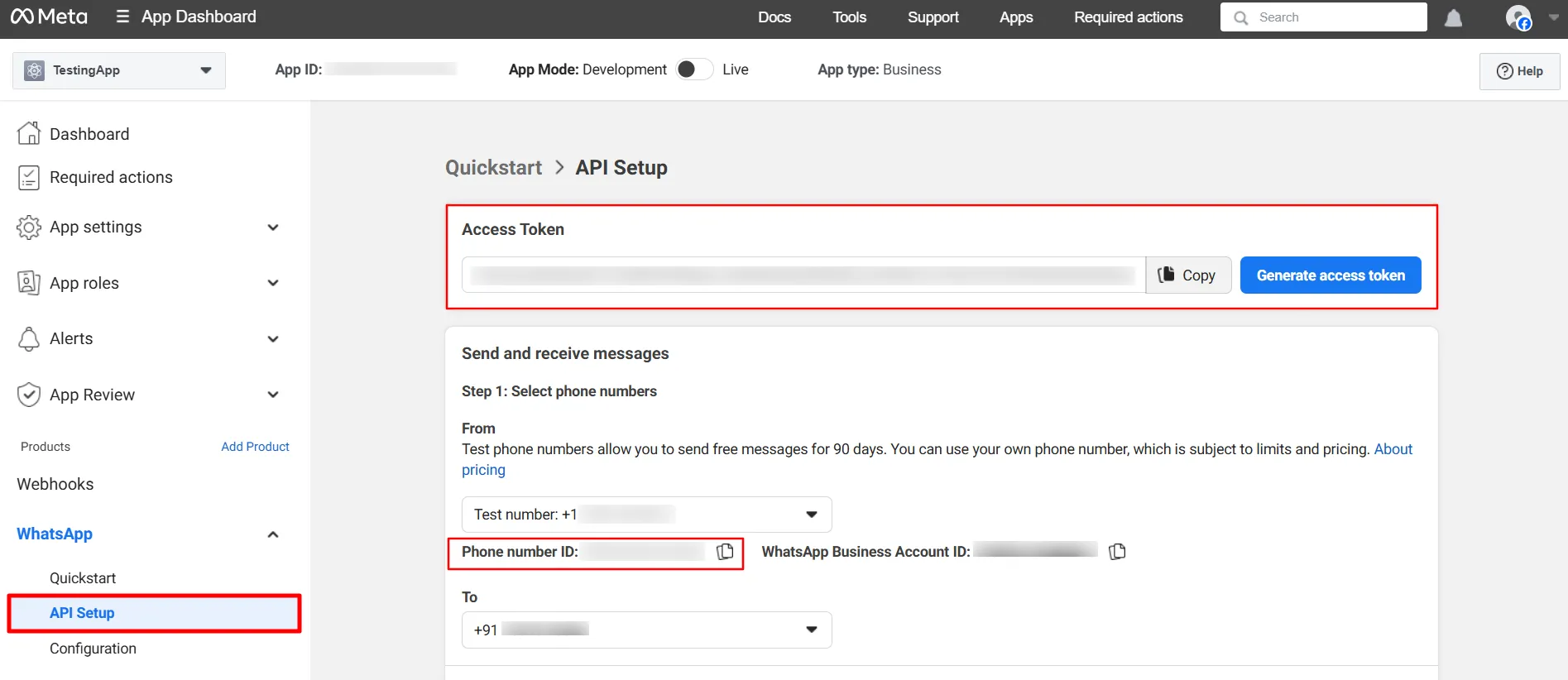 WhatsApp OTP Verification - Note Access Token