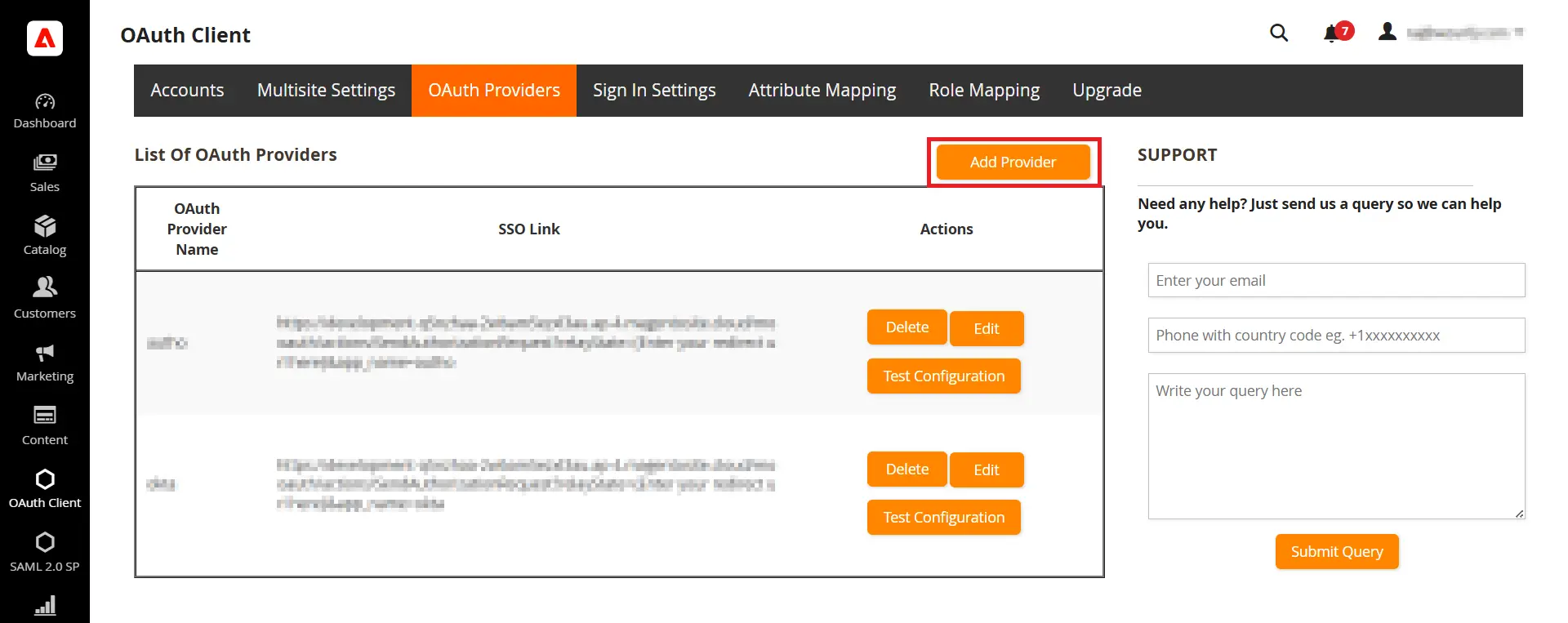 Magento Azure AD SSO - Login | Magento 2 Azure AD SSO - Settings