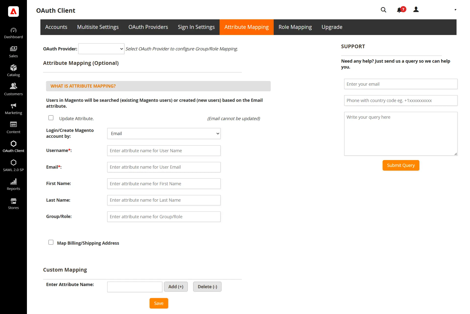 Magento Azure AD SSO - Login | Magento 2 Azure AD SSO - attribute mapping