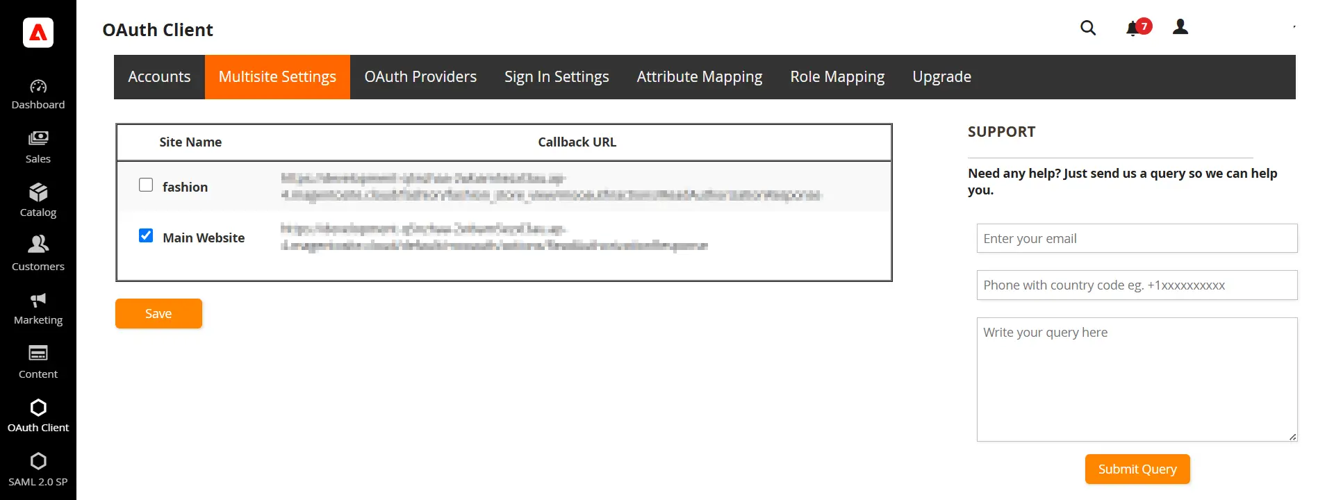 Magento Azure AD SSO - Login | Magento 2 Azure AD SSO - Multisite Settings