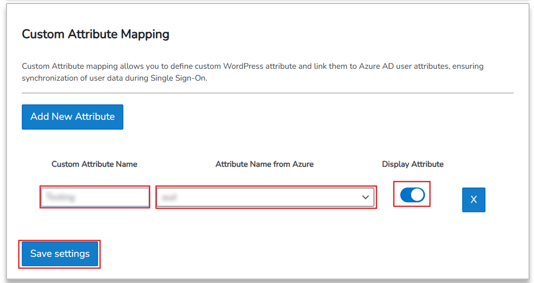 Azure Office365 integration | Azure All-in-One - Custom Attribute Mapping