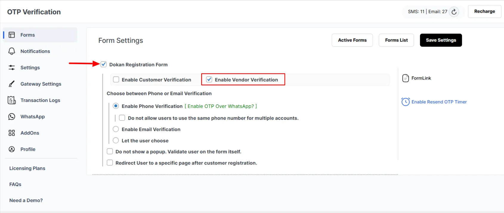 Vendor Registration Form - Enable Dokan Registration Form