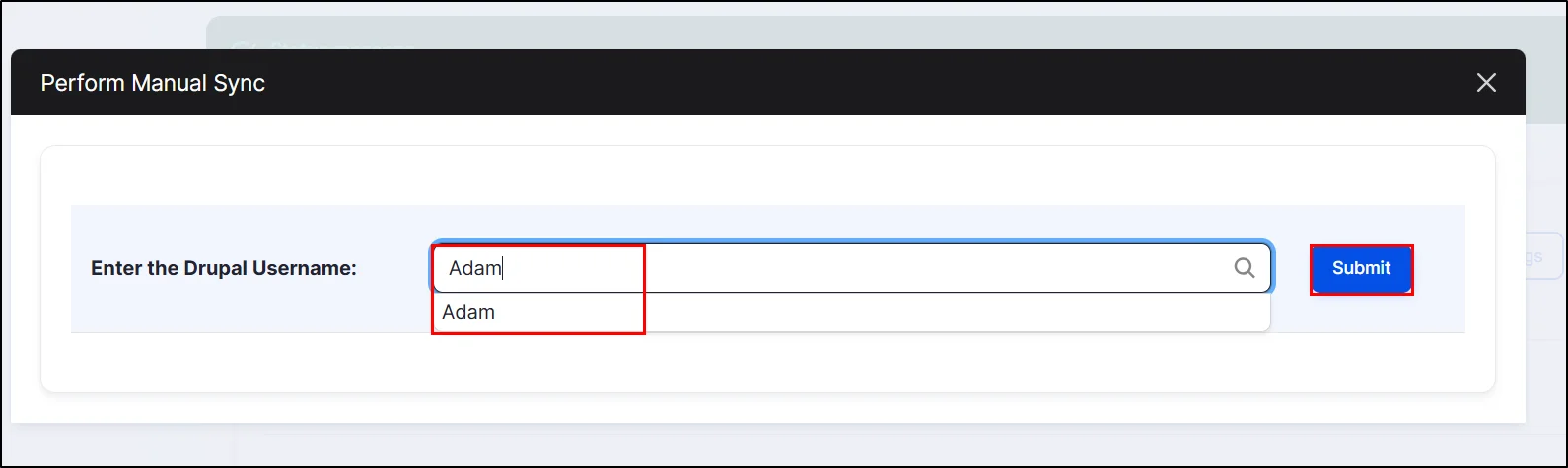 Drupal user provisioning - perform manual on demand provisioning