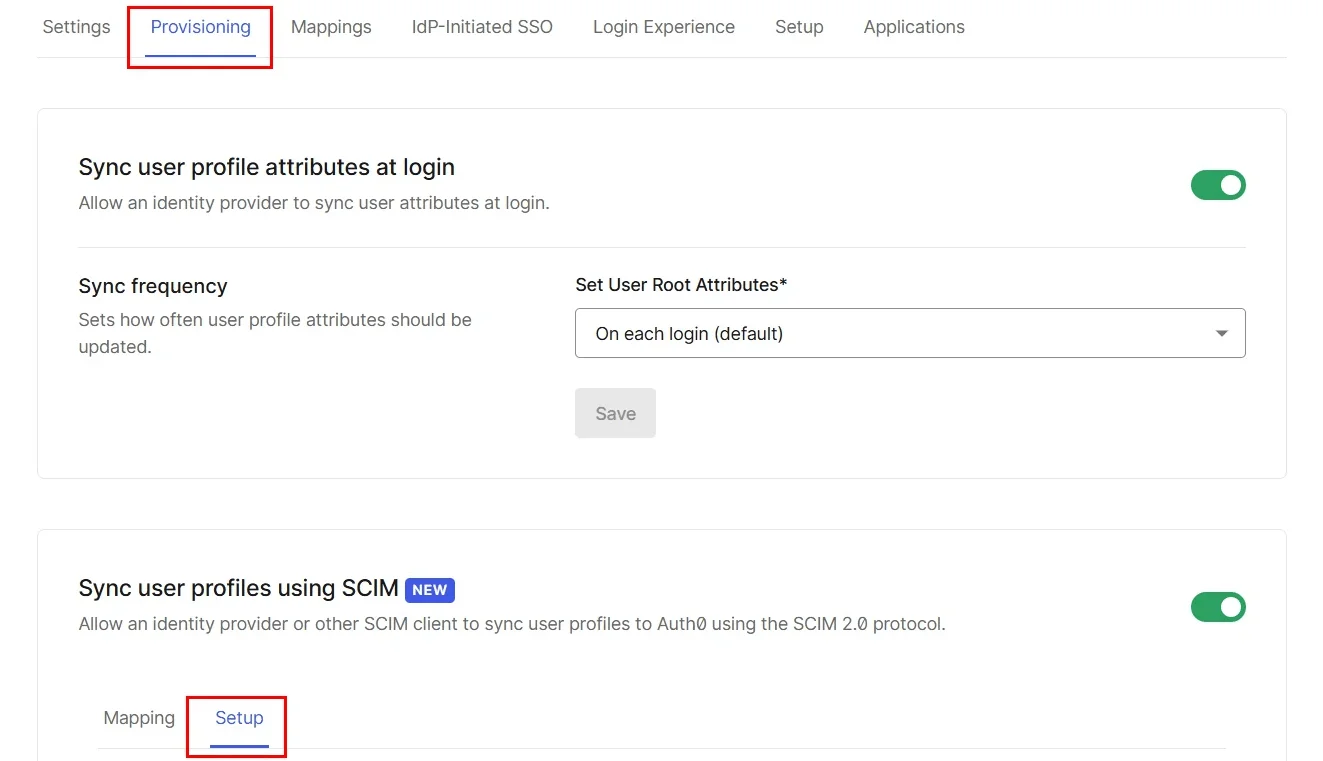 Drupal user provisioning - Auth0 connection created