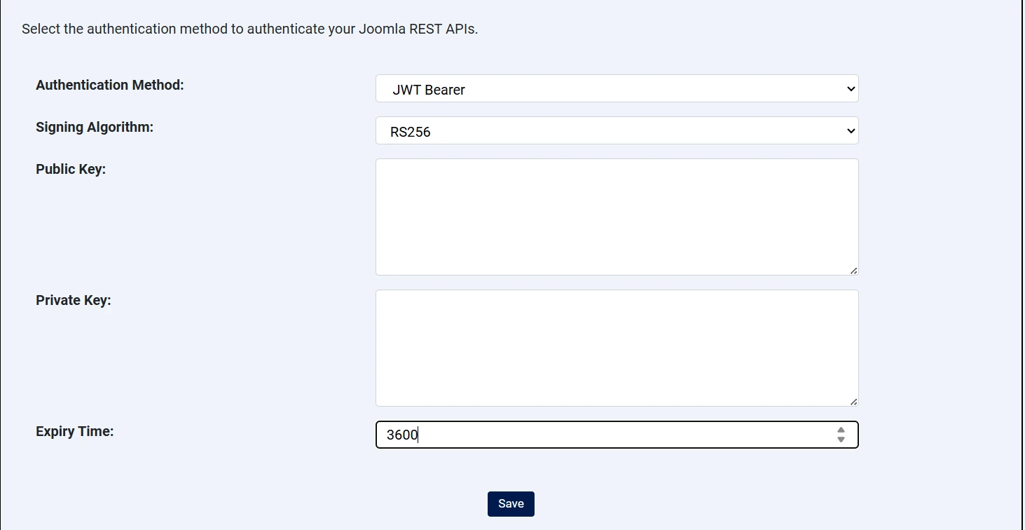 Custom API for Joomla-Add Authentication