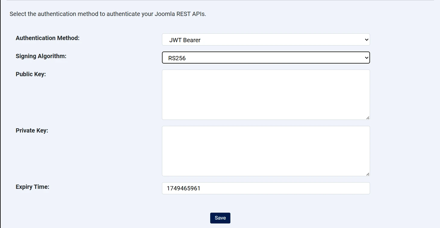 Custom API for Joomla-Add Authentication
