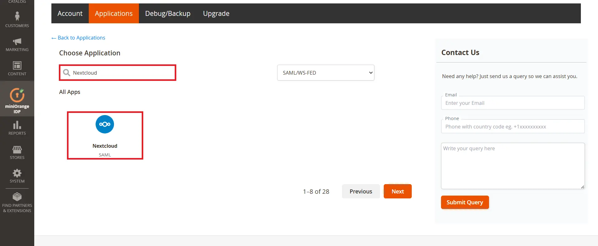 Magento SAML IDP  | Login with Magento Users - Magento Nextcloud SSO