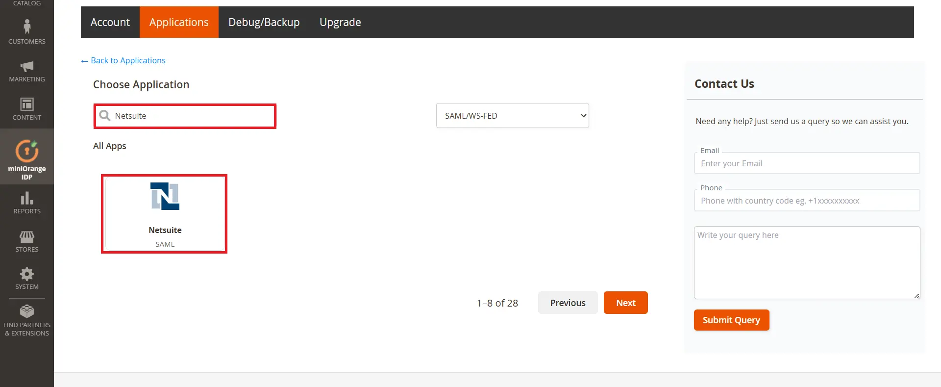 Magento SAML IDP  | Login with Magento Users - Magento Netsuite SSO