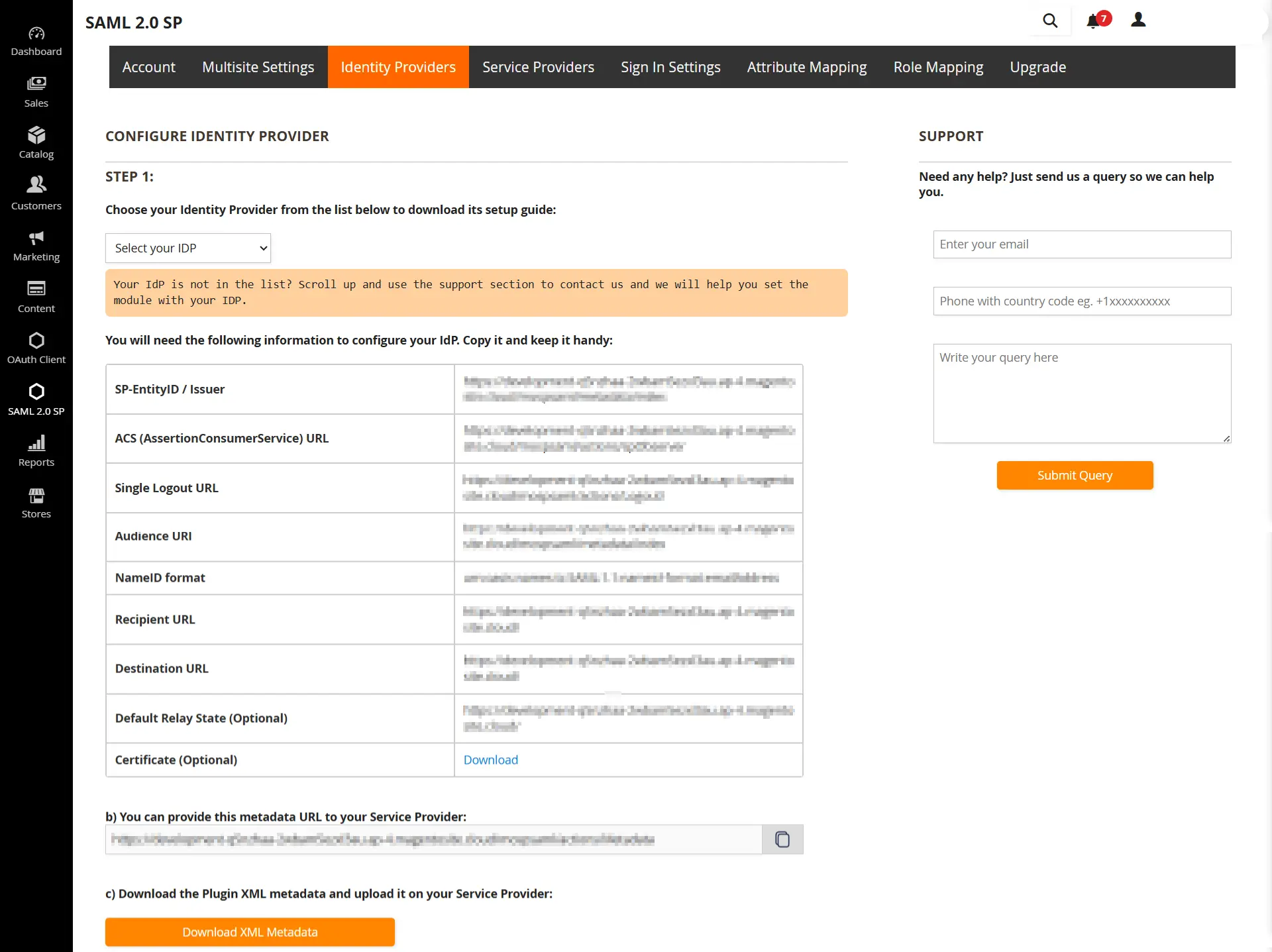 Configure Azure AD as IDP -SAML Single Sign-On(SSO) for Magento - Azure AD SSO Login