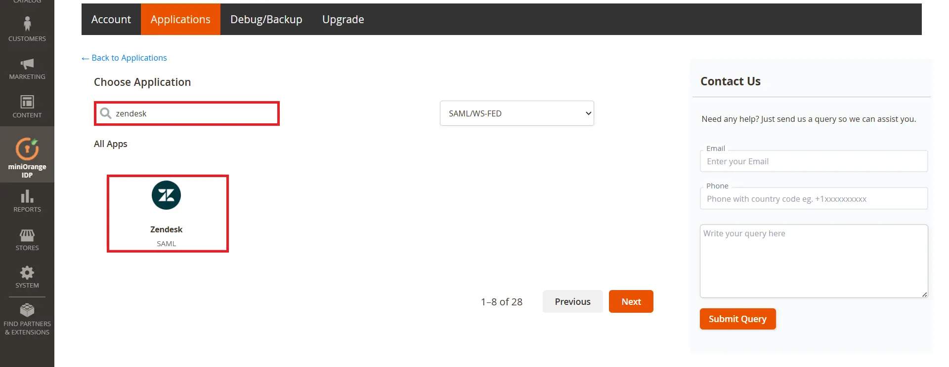 Magento SAML IDP  | Login with Magento Users - Magento Zendesk SSO