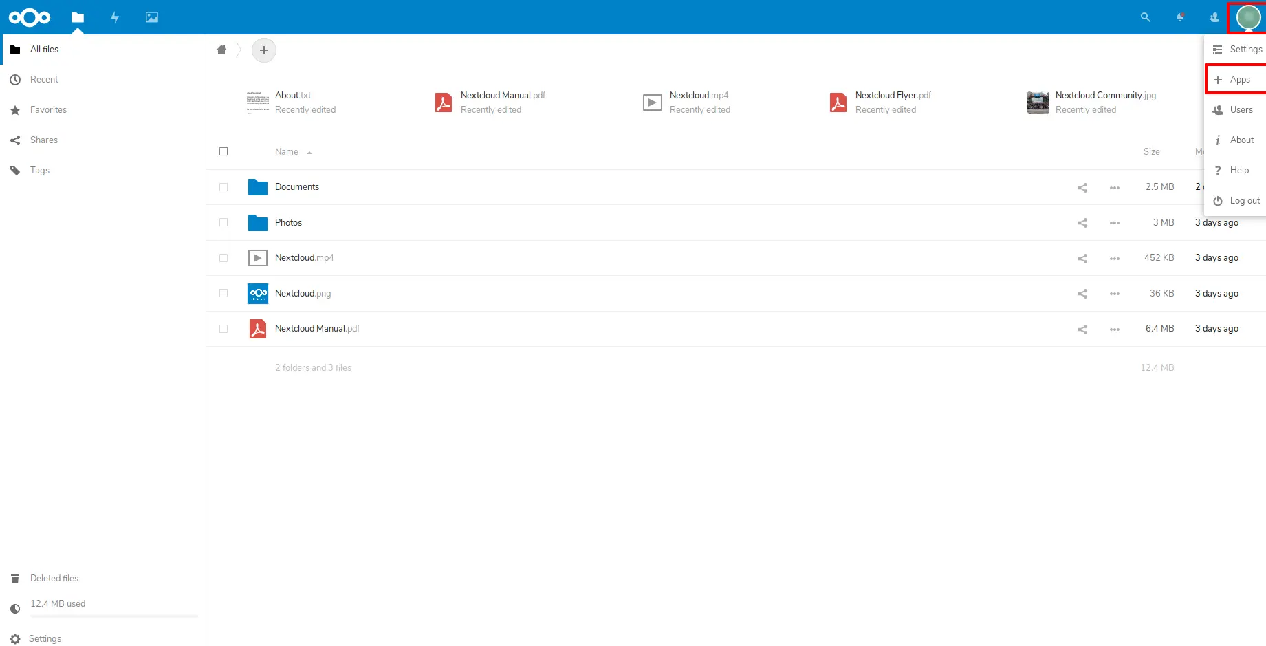 Nextcloud Magento Single Sign-On | Admin view Nextcloud as SP