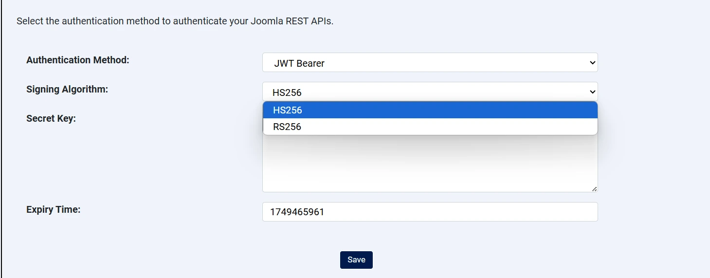 Custom API for Joomla-Add Authentication