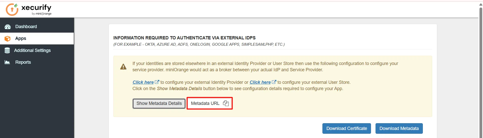 NetSuite shopify sso using shopify as idp - idp metadata