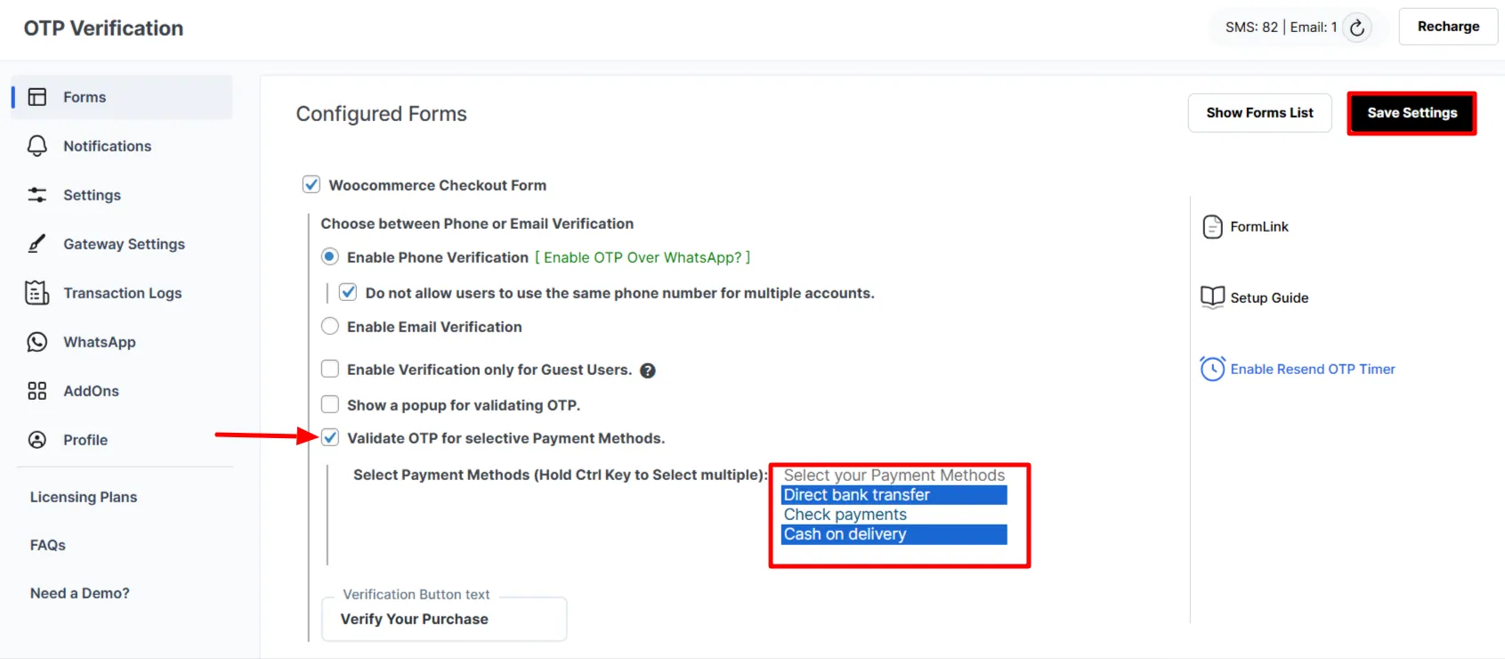 WooCommerce Checkout Form - choose Payment method