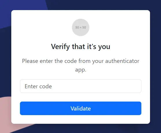 Google Authenticator - Verify