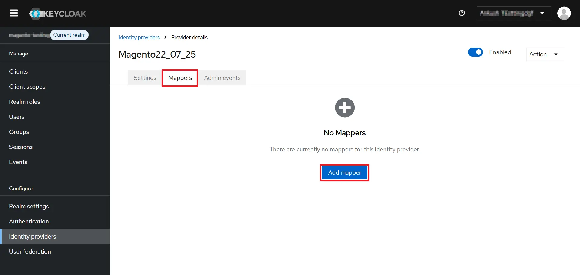 Magento as OAuth Server Endpoints to Keycloak