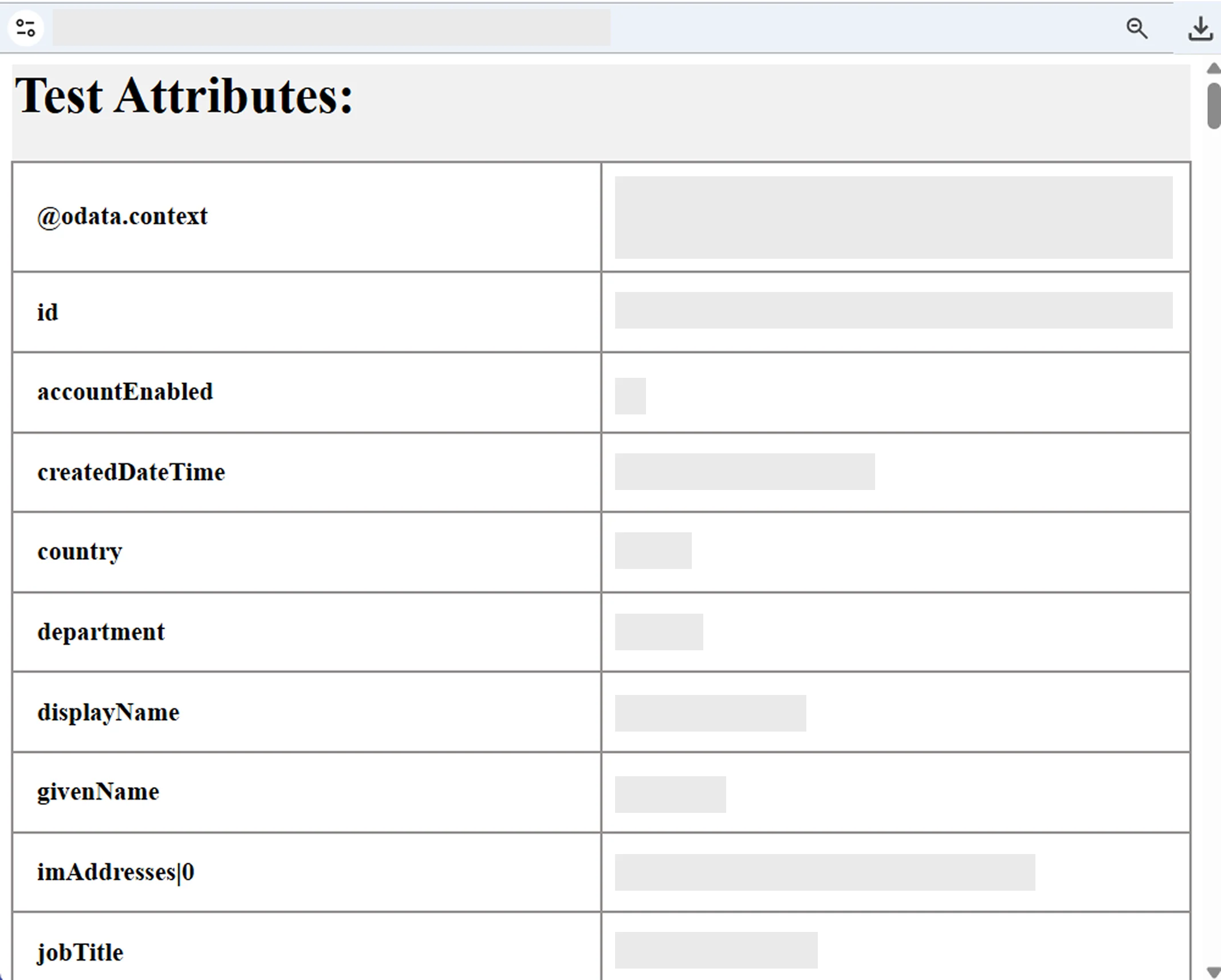 WP PowerBI Embed with row level security | Test Configuration