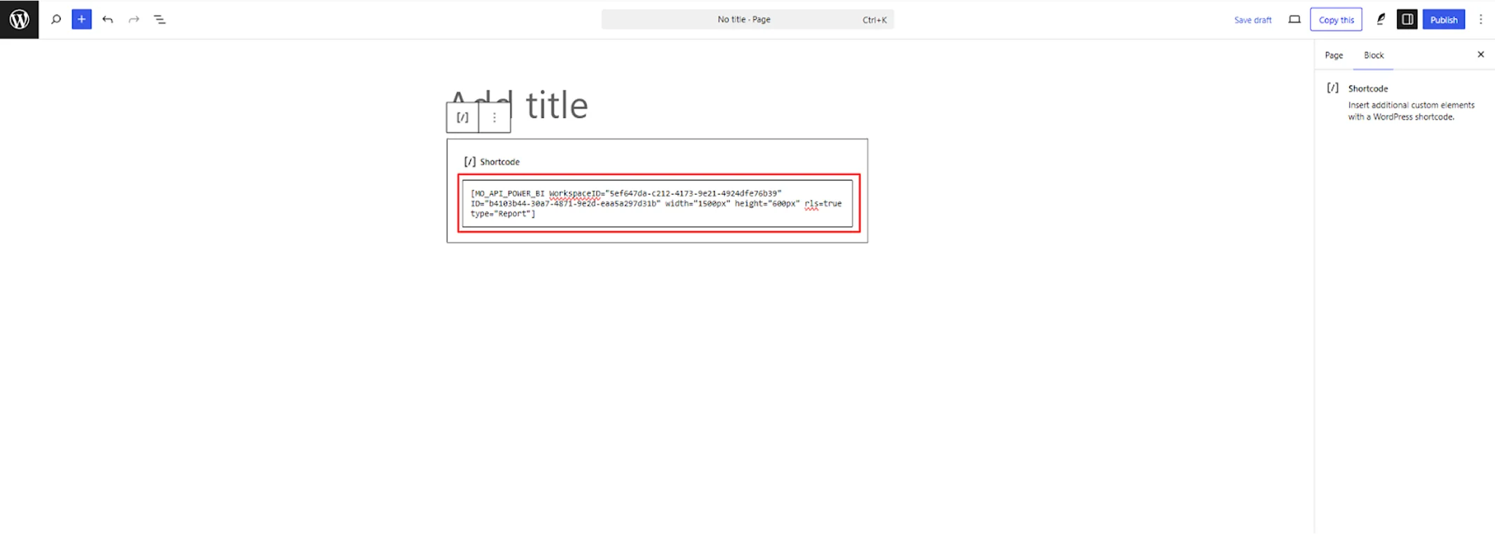 WordPress SAML SSO | Paste Shortcode