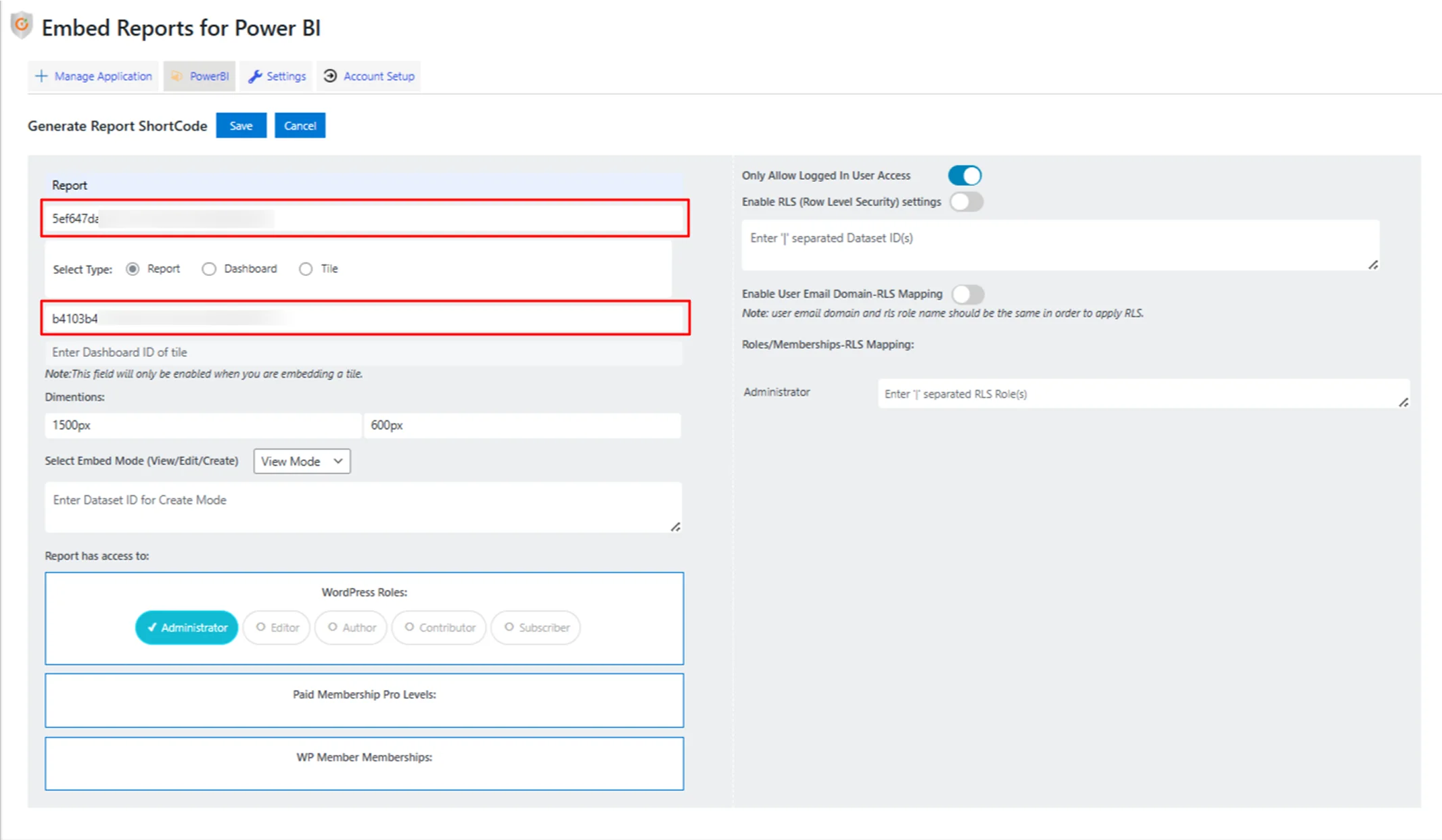 WordPress SAML SSO | Enter Shortcode Details