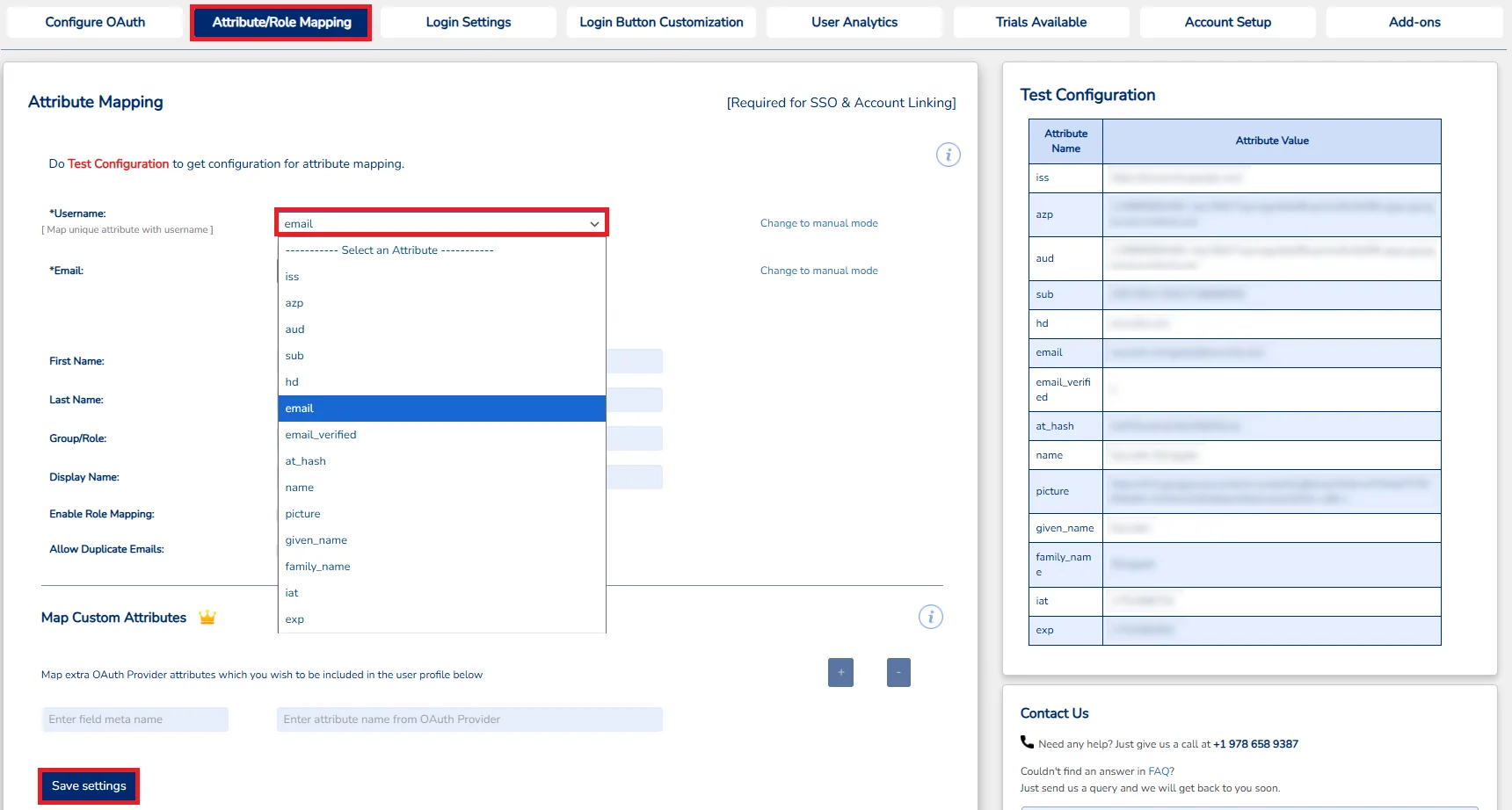 Google Single Sign-On (SSO) - attribute/role mapping