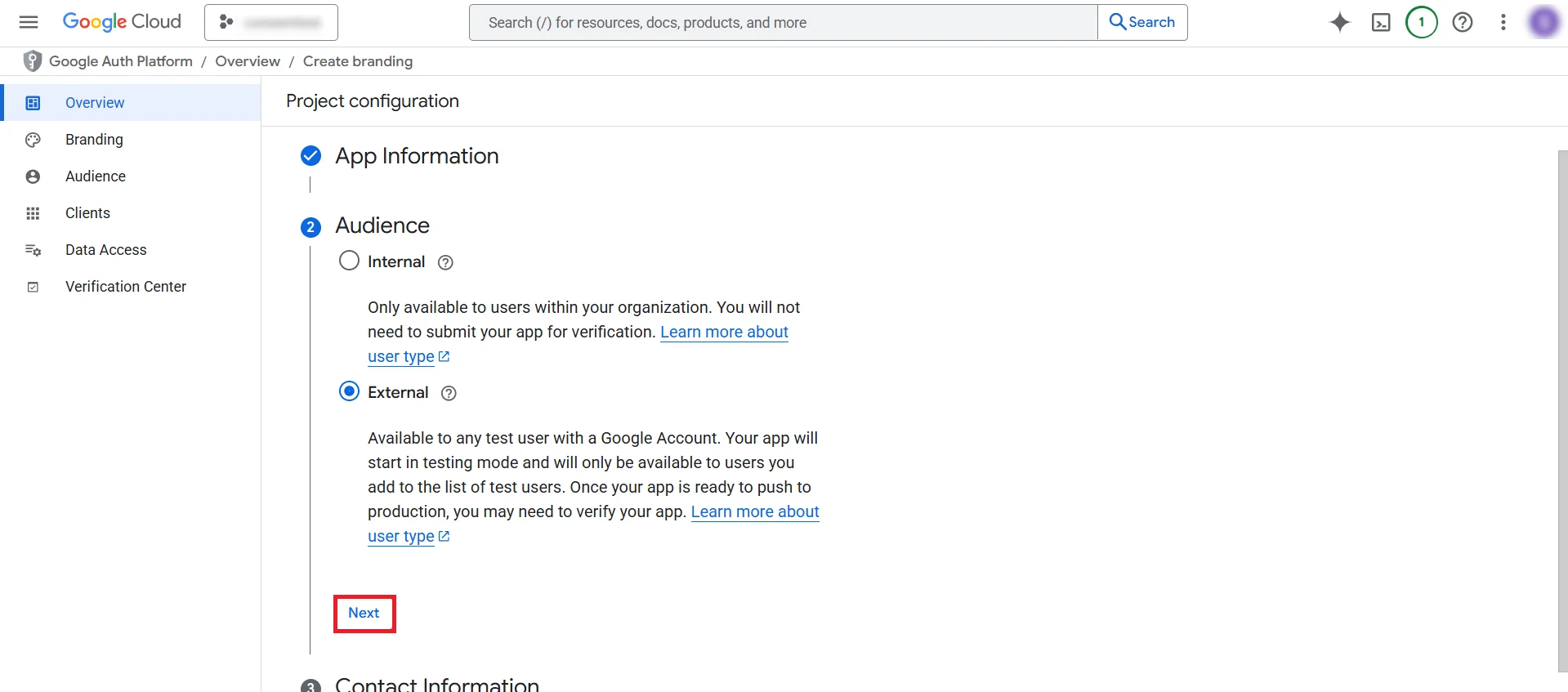 Google Single Sign-On (SSO) - register your app 