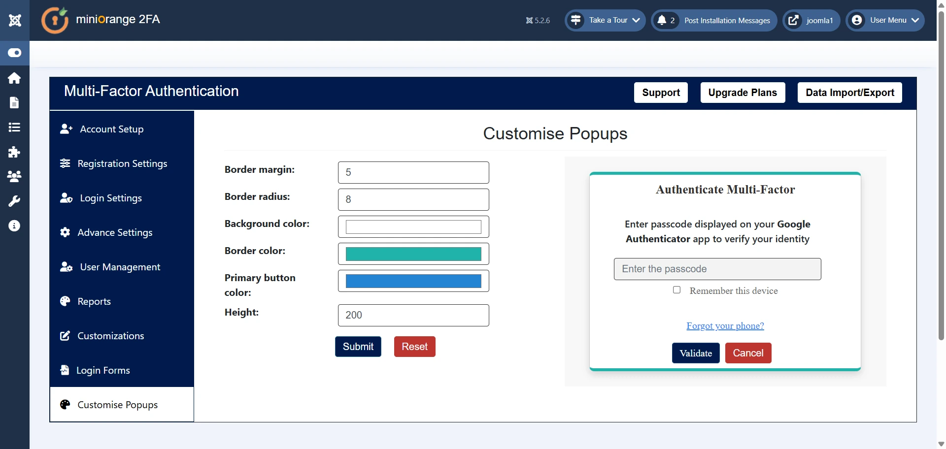 Joomla Multi-Factor Authentication | 2-Step Verification for Joomla 