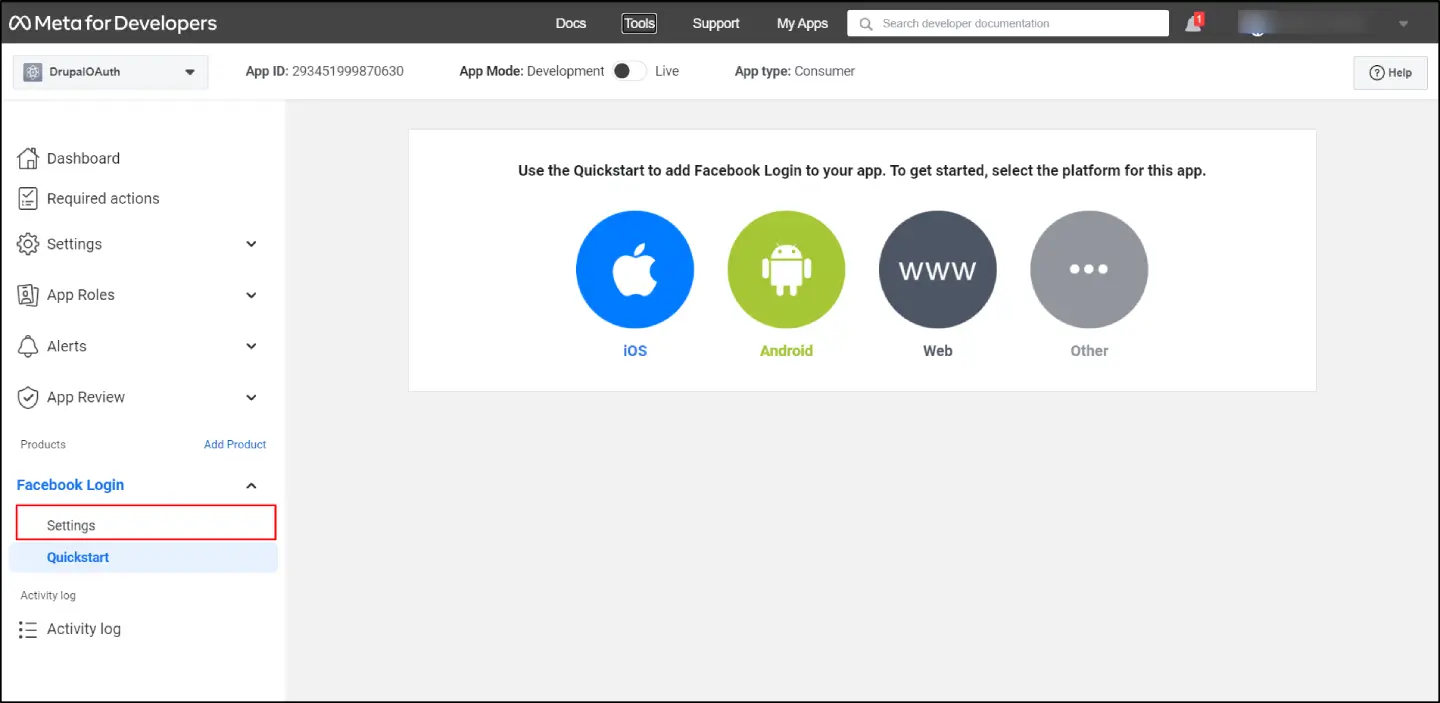 Configure Settings