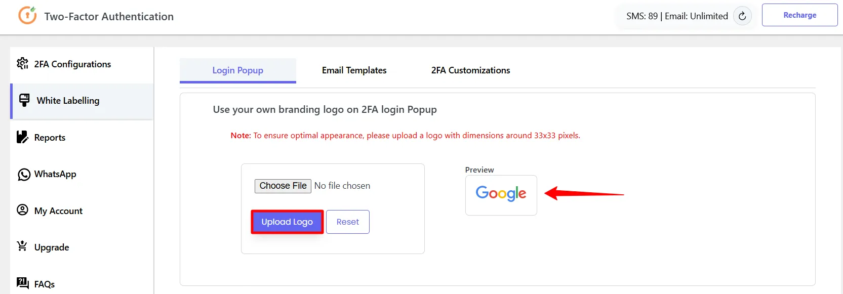 Passwordless login 2FA - See Passwordless login