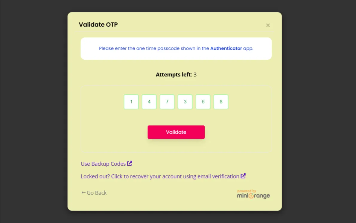 Passwordless login 2FA - See Passwordless login