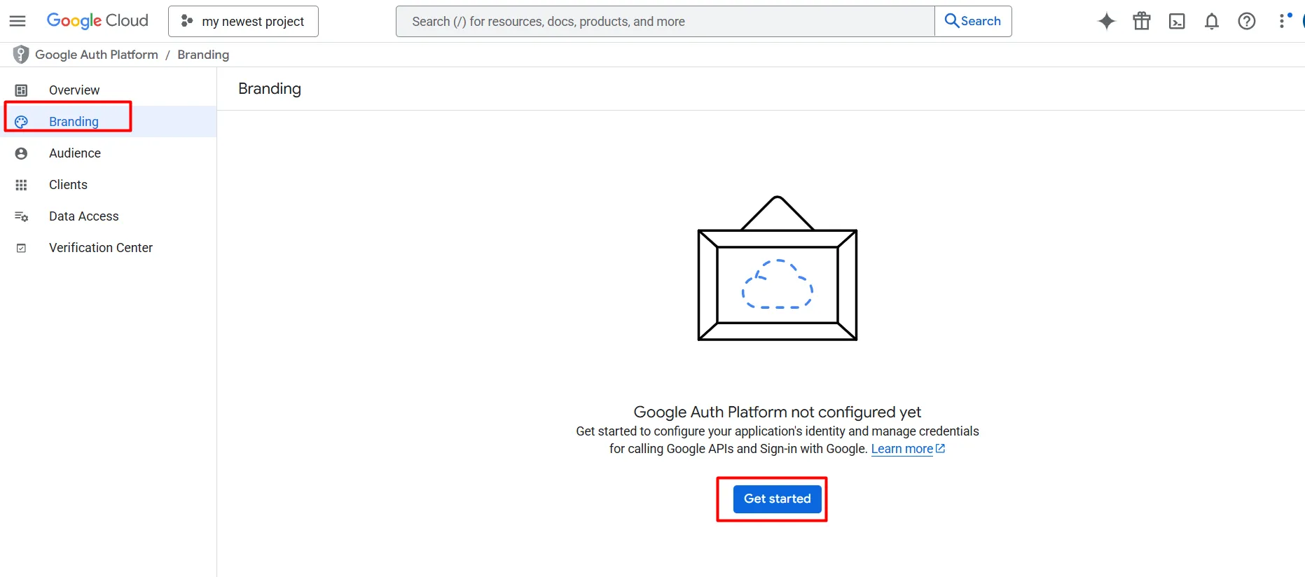 Shopify Google SSO – App registrieren